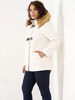 Petite Hooded Duffle Coat