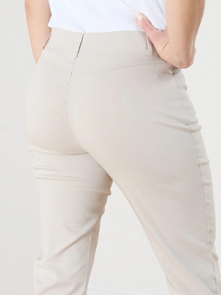 Emily Slim Microtwill Capri