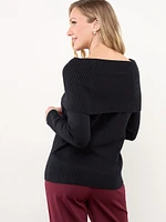 Marilyn Neck Pullover Sweater