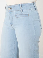 Haylie Wide Leg Crop Jeans