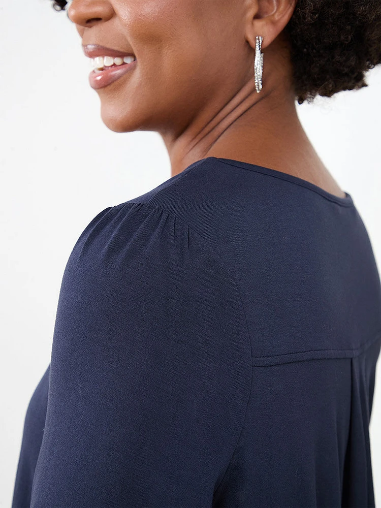 Petite V-Neck Relaxed Fit Top