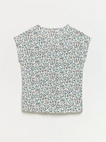 Petite Relaxed V-neck T-Shirt