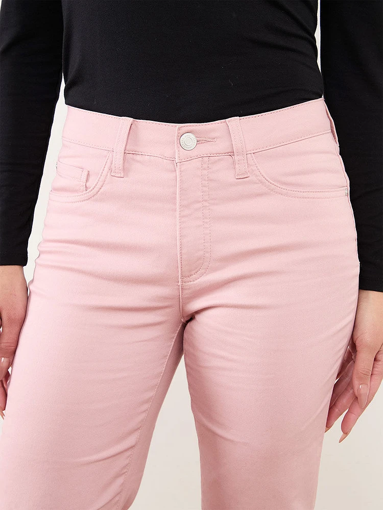 Olivia Pink Straight Leg Jeans