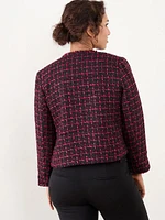 Petite Iconic Magenta Tweed Jacket