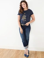 Modal Blend Graphic T-Shirt