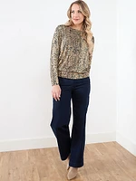 Knit Banded Bottom Top