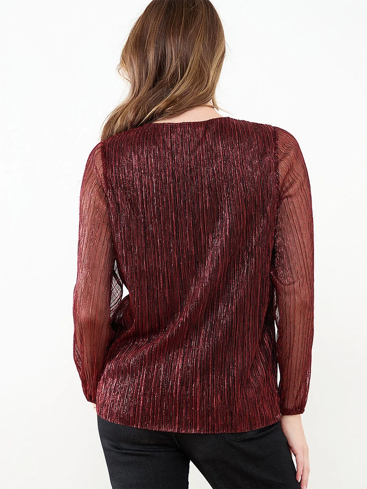 Deep Ruby Shimmer Top