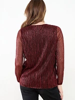 Deep Ruby Shimmer Top