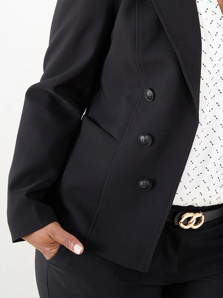 Military Blazer Black