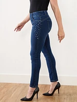 Blake Pull-On Rhinestone Jean