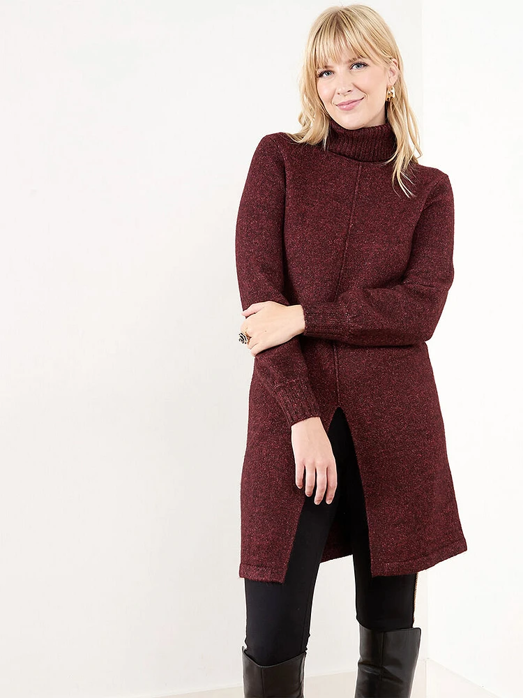 Turtleneck Tunic Sweater