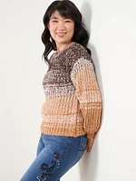 Spacedye Chunky Pullover Sweater