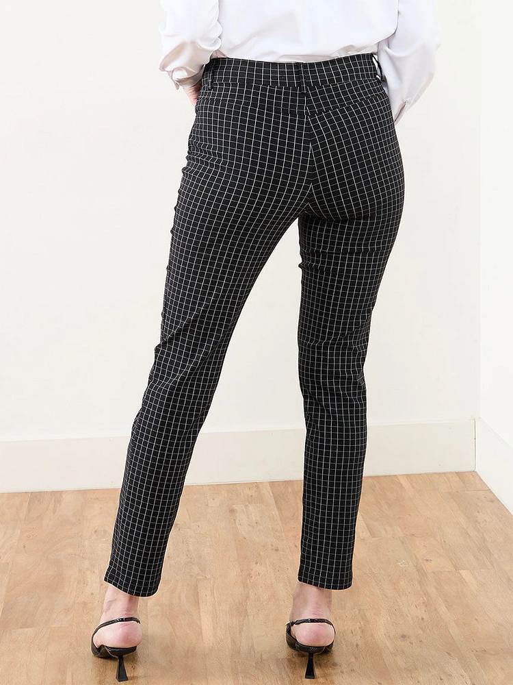 Emily Microtwill Slim Leg Pant