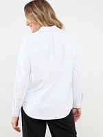 Collared Button Front Shirt