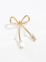 Gold Bow Earrings