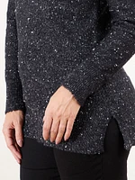 Petite Knit Speckle Sweater