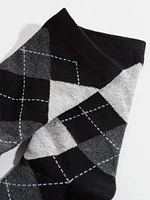 Argyle Crew Sock