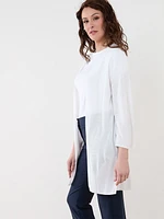 3/4 Sleeve Textured Kimono Cardi