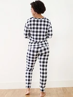 Soft V-Neck Jogger Pajama Set