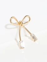 Gold Bow Earrings