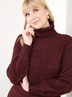 Turtleneck Tunic Sweater