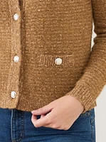 Long Sleeve Button Front Cardigan