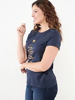 Modal Blend Graphic T-Shirt