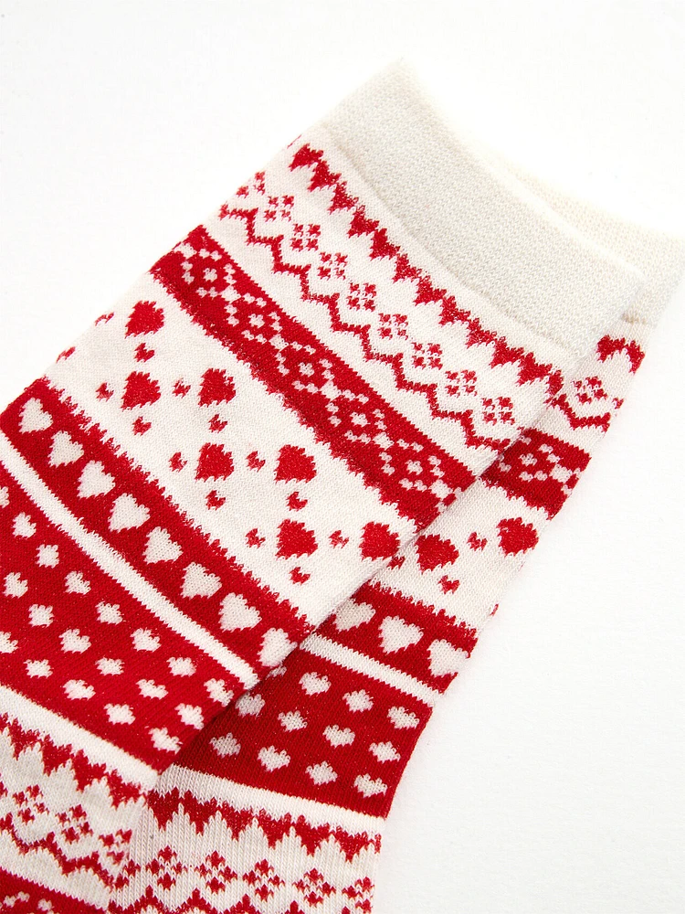 FairIsle Crew Socks