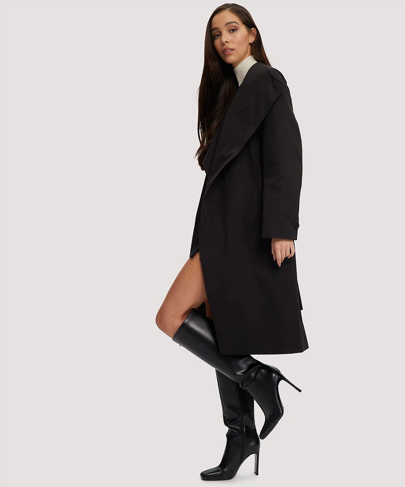 Noize Rose Trench Coat