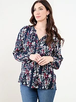 Split Neck Blouse