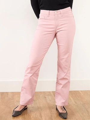 Olivia Pink Straight Leg Jeans