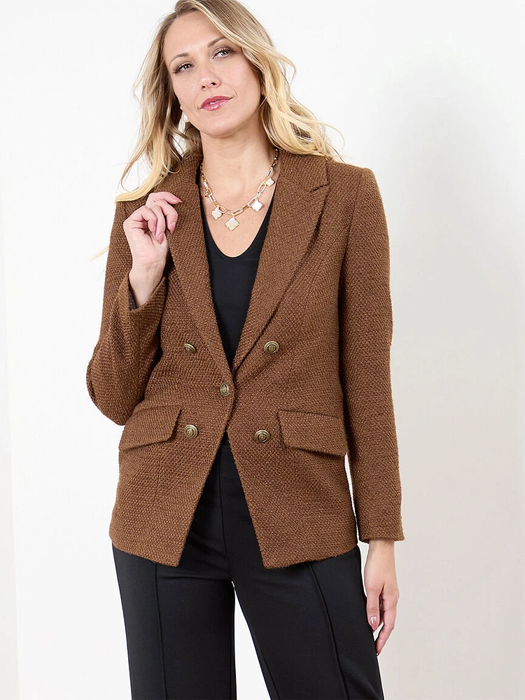 The Associate Relaxed Fit Boucle Blazer