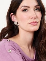 Rhinestone Bird Wing Earrings