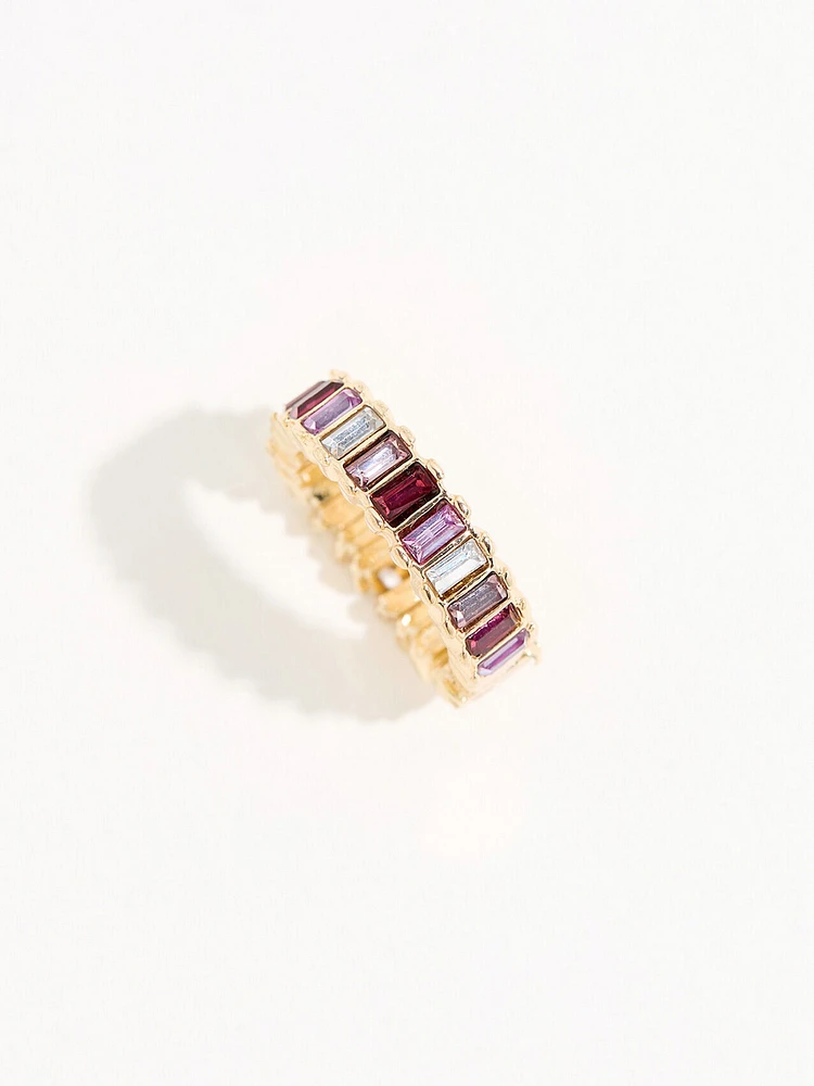 Multi-Stone Blackberry Stretch Ring