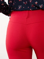 Emily Red Slim Leg Pants