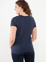 Modal Blend Graphic T-Shirt