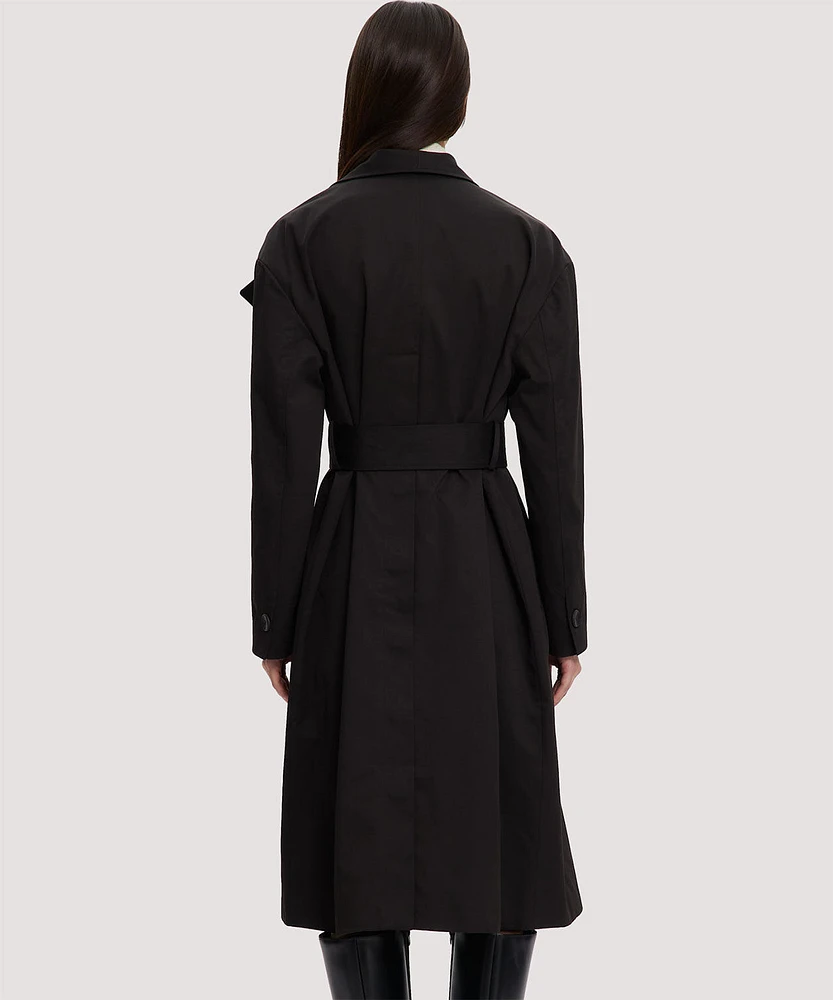 Noize Rose Trench Coat