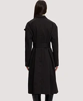 Noize Rose Trench Coat