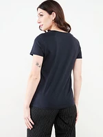 Modal Blend Graphic T-Shirt