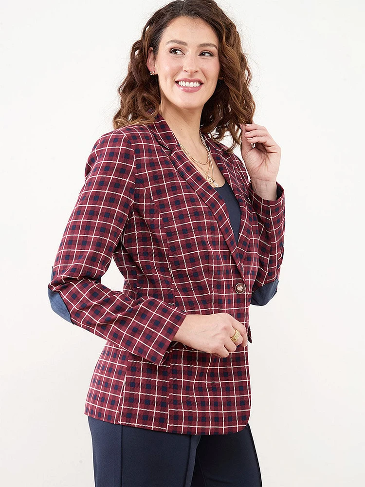 Plaid Blazer