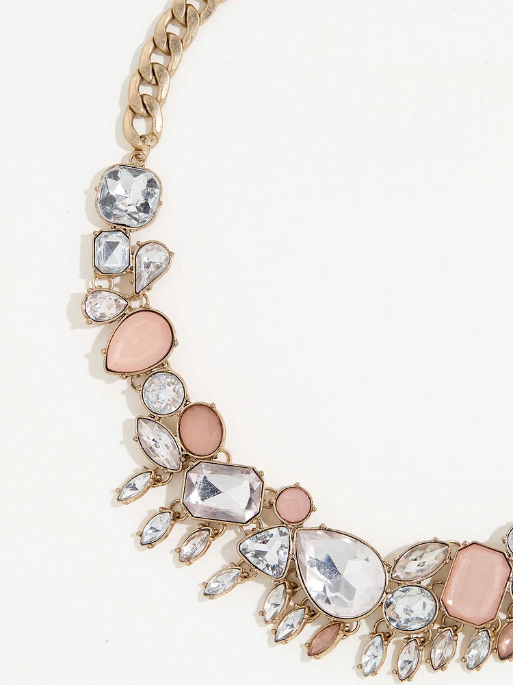 Multi-Gem Short Statement Necklace