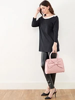 Boat Neck Tunic Top