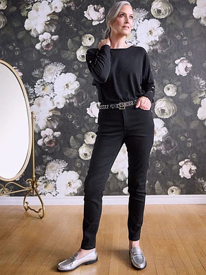 Kristyn Black Wash Skinny Jeans