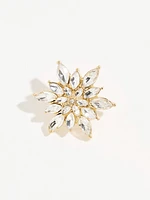 Crystal Snowflake Stud Earring