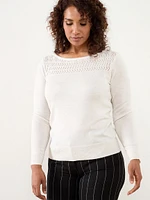 Petite Boatneck Pullover Sweater