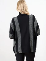 Shimmer Turtleneck Sweater