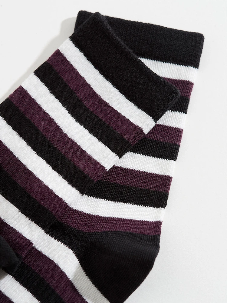 Striped Crew Socks