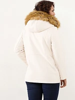 Petite Hooded Duffle Coat