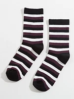 Striped Crew Socks