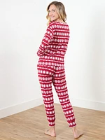 Soft V-Neck Jogger Pajama Set